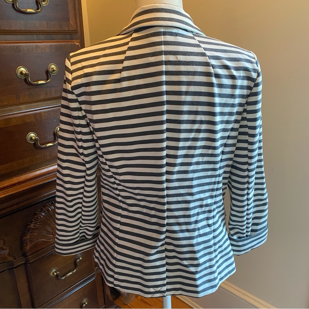 Striped Women's Blazer - Picture 2 of 6